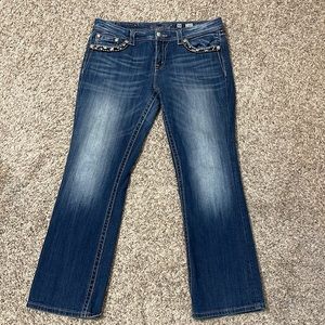 Miss Me boot cut jeans size 33